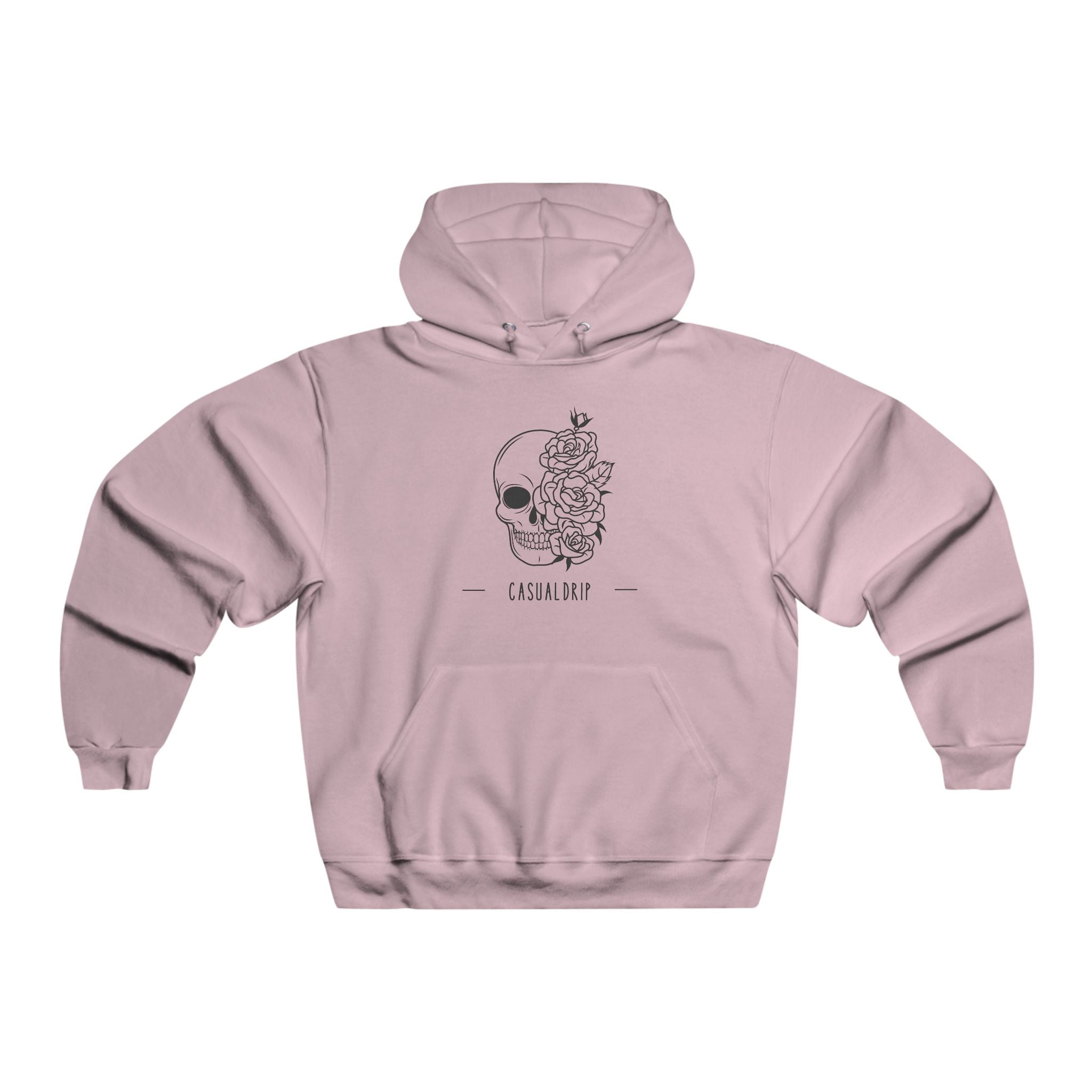 Manfinity Dauomo Hoodie With Slogan And Skull Print Pattern, Fall/Winter
